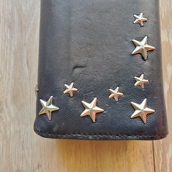 Jimmy Choo Star Studded Leather  Wallet - Picture 5 of 15